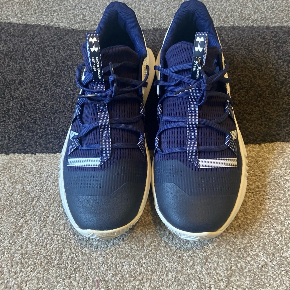 Women's Blue Sneaker Shoes Under Armour UA Block City 2.0 US Sz 7.5